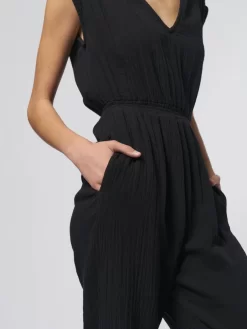 Nell Jump Suit Black -Orciani Store xirena nell jump suit black 7