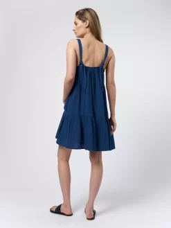 Pyper Dress Tiara Blue -Orciani Store xirena pyper dress tiara blue 4