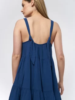 Pyper Dress Tiara Blue -Orciani Store xirena pyper dress tiara blue 6