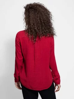 Scout Chelsea Gauze Top Redwood -Orciani Store xirena scout chelsea gauze top redwood 2