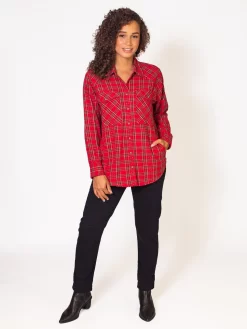 Sierra Shirt Red Stone -Orciani Store xirena sierra shirt red stone 3