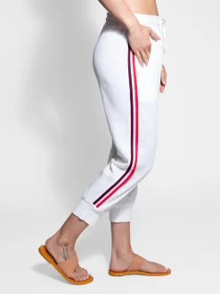 Simon Pants White Shells -Orciani Store xirena simon pants white shells 1
