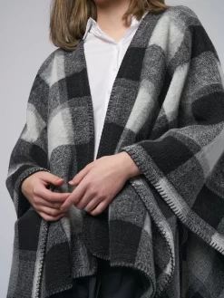 Wynter Poncho Black Ash -Orciani Store xirena wynter poncho black ash 6